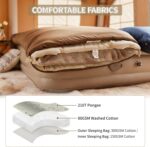 کیسه خواب نیچرهایک - چهار فصل Naturehike Envelope Sleeping Bag CR450 - 4 Season - CNH22SD011 - تصویر 8