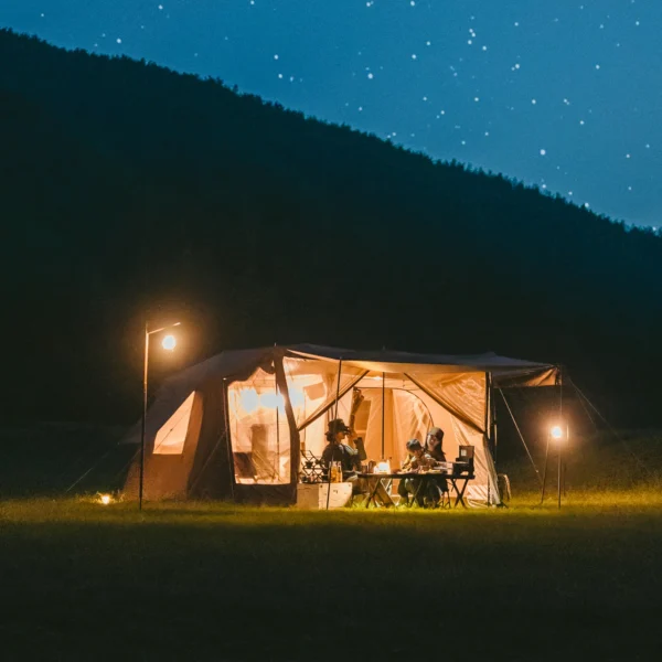 چادر نیچرهایک اتومات - 8 نفره کمپینگ - سری تیتانیوم چهار فصل Naturehike Village 13 Ridge Automatic 4 Season Tent - CNH22ZP004.T - تصویر 9