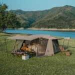 چادر نیچرهایک اتومات - 8 نفره کمپینگ - سری تیتانیوم چهار فصل Naturehike Village 13 Ridge Automatic 4 Season Tent - CNH22ZP004.T - تصویر 5