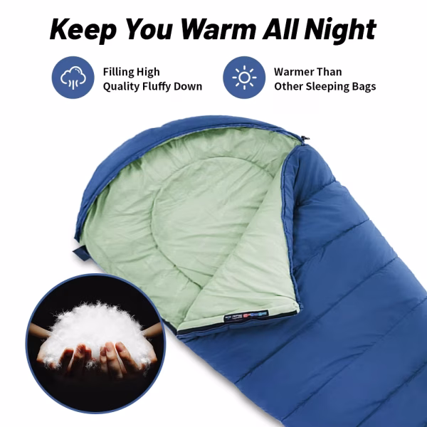 کیسه خواب نیچرهایک - کامفورت منفی 5 درجه Naturehike Mujin Mummy Sleeping Bag MJ600 - CNK2300SD014 - تصویر 10
