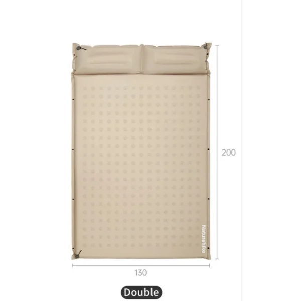 زیرانداز بادی نیچرهایک دو نفره - خود بادشو - ضخامت 3 سانت Naturehike Double Inflatable Mat sleeping pad - CNK2550WS025 - تصویر 8
