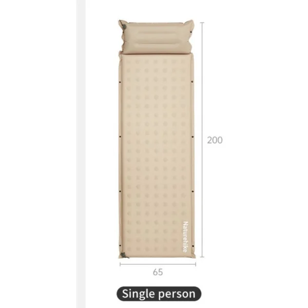 زیرانداز بادی نیچرهایک تک نفره - خود بادشو - ضخامت 6 سانت Naturehike single Inflatable Mat sleeping pad - CNK2550WS025 - تصویر 8