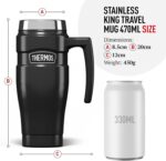 ماگ ترموس 0.470 لیتر استیل Thermos Stainless King Travel Mug 470ML - تصویر 4
