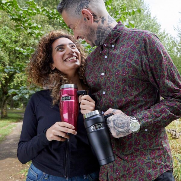 ماگ ترموس 0.470 لیتر استیل Thermos Stainless King Travel Mug 470ML - تصویر 2