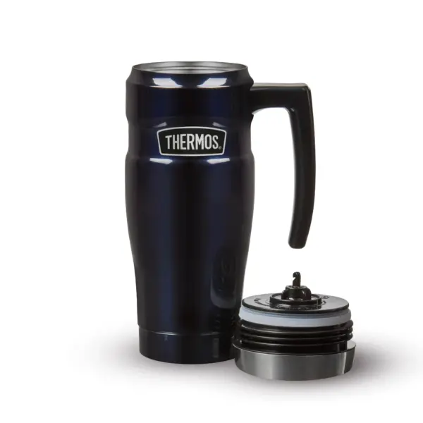 ماگ ترموس 0.470 لیتر استیل Thermos Stainless King Travel Mug 470ML - تصویر 7