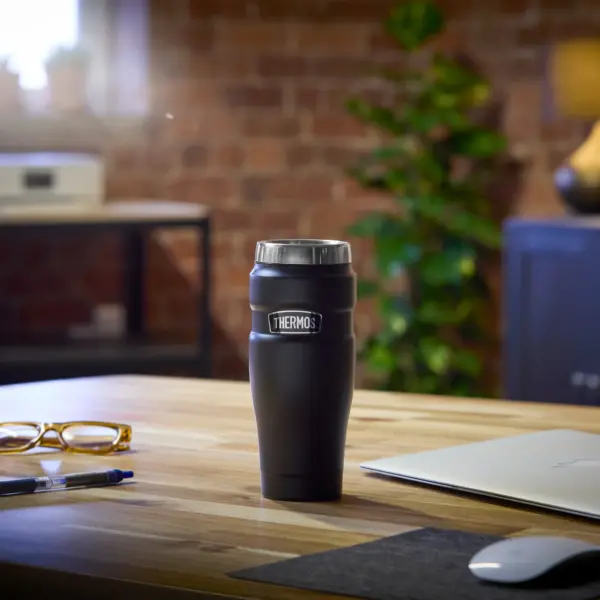 ماگ ترموس - تامبلر 0.470 لیتر استیل Thermos Stainless King Travel Tumbler 470ML - تصویر 11