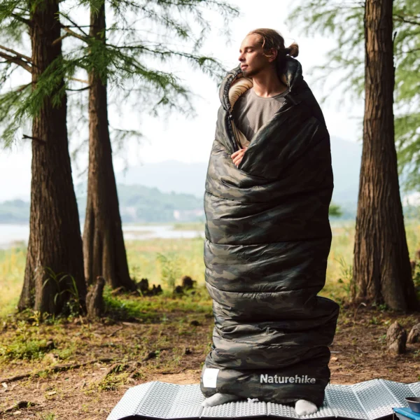 کیسه خواب نیچرهایک - ام 320 - Naturehike M320 Camouflage Sleeping Bag - CNK2350WS023 - تصویر 7