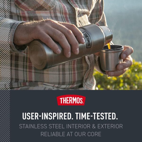 فلاسک ترموس 0.470 لیتر استیل Thermos Stainless King Flask 470ML - تصویر 6