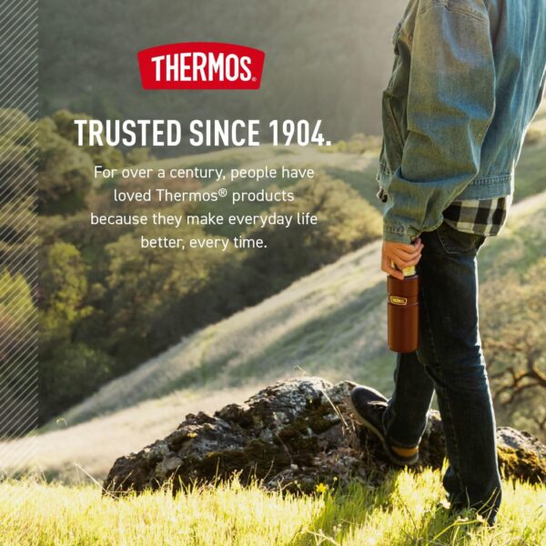 فلاسک ترموس 0.470 لیتر استیل Thermos Stainless King Flask 470ML - تصویر 8