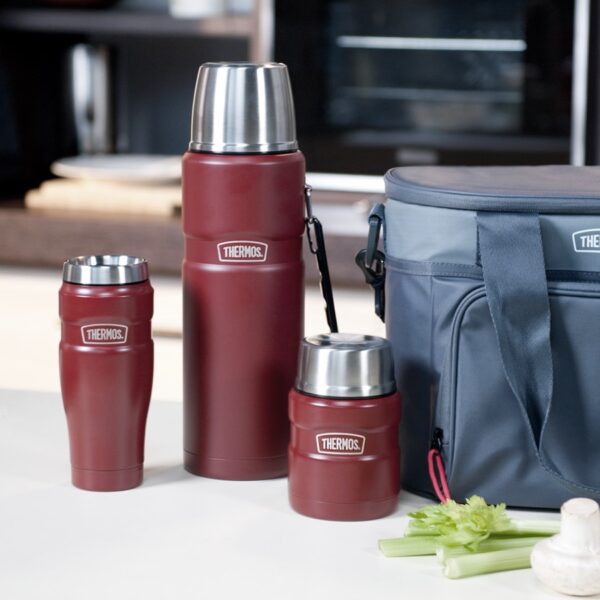فلاسک ترموس 0.470 لیتر استیل Thermos Stainless King Flask 470ML - تصویر 9