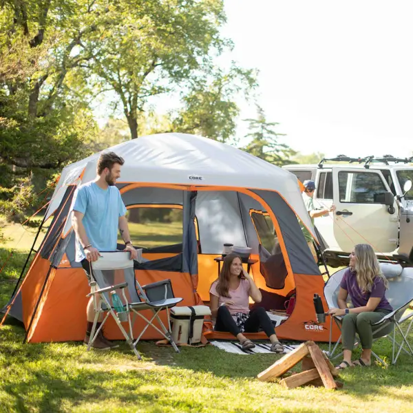 چادر کر - 6 نفره کمپینگ Core 6 Person Straight Wall Cabin Tent - تصویر 2