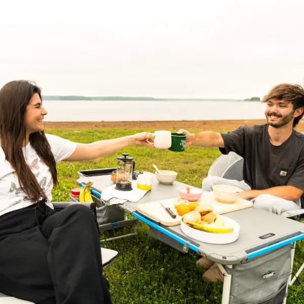میز کمپینگ کر - 4 فوت با سیستم فلکس ریل Core 4 Foot FlexRail Outdoor Camp Table - تصویر 2