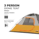 چادر کر - 3 نفره کمپینگ Core 3 Person Dome Tent - تصویر 6