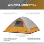 چادر کر - 3 نفره کمپینگ Core 3 Person Dome Tent - تصویر 7