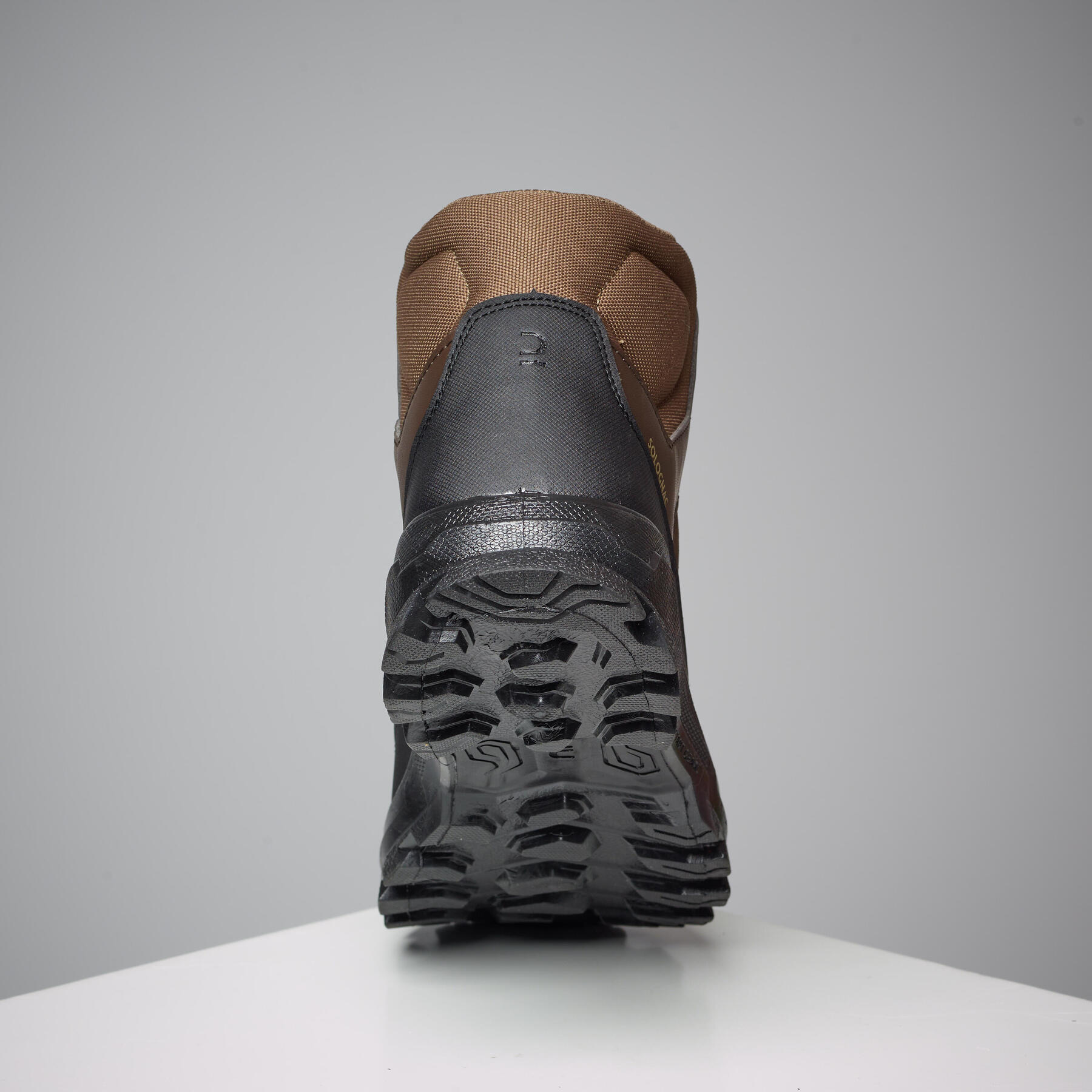 sanicamping- 8503783-05 کفش سولوگناک - پوتین شکار Solognac Breathable brown leather hunting boots crosshunt 100 d montantes - تصویر 5