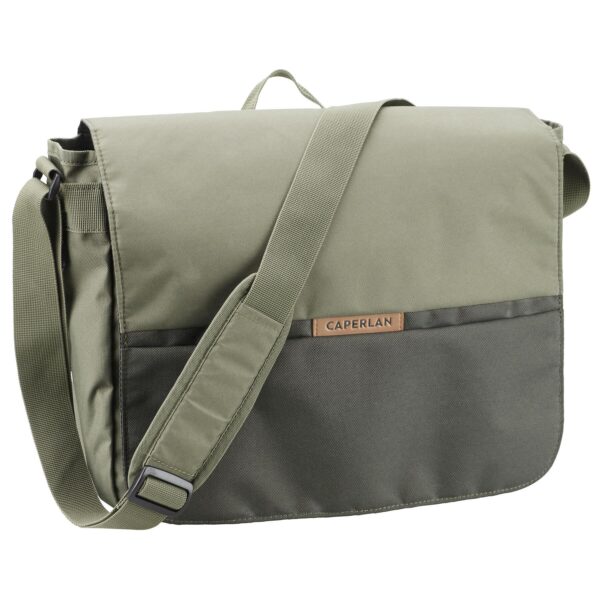 کیف دوشی کاپرلن - کیف ماهی 12 لیتری دکتلون Caperlan 12 L trout fishing satchel bag - khaki - تصویر 7