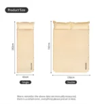 تشک بادی نیچرهایک اتومات - دو نفره - ضخامت 3 سانت Naturehike D01 Double Automatic Inflatable Cushion with Pillow - CNK2300DZ014-D - تصویر 12