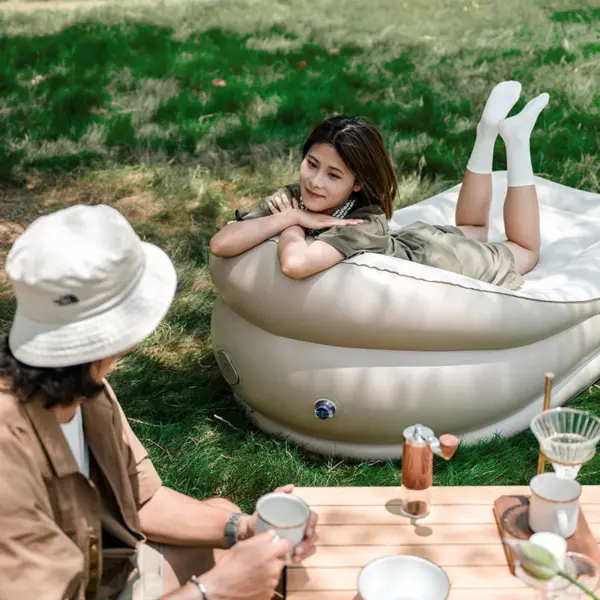 کاناپه بادی نیچرهایک تک نفره Naturehike (Lanyue) Single Inflatable sofa with build-in air pump - CNK2300DZ020-S - تصویر 2