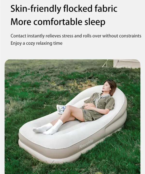 کاناپه بادی نیچرهایک تک نفره Naturehike (Lanyue) Single Inflatable sofa with build-in air pump - CNK2300DZ020-S - تصویر 16