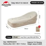 کاناپه بادی نیچرهایک تک نفره Naturehike (Lanyue) Single Inflatable sofa with build-in air pump - CNK2300DZ020-S - تصویر 20