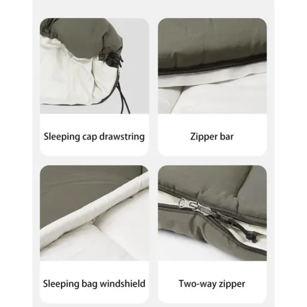 کیسه خواب نیچرهایک Naturehike LD150 Envelope Camping Sleeping Bag - CNK2300SD016 - تصویر 6