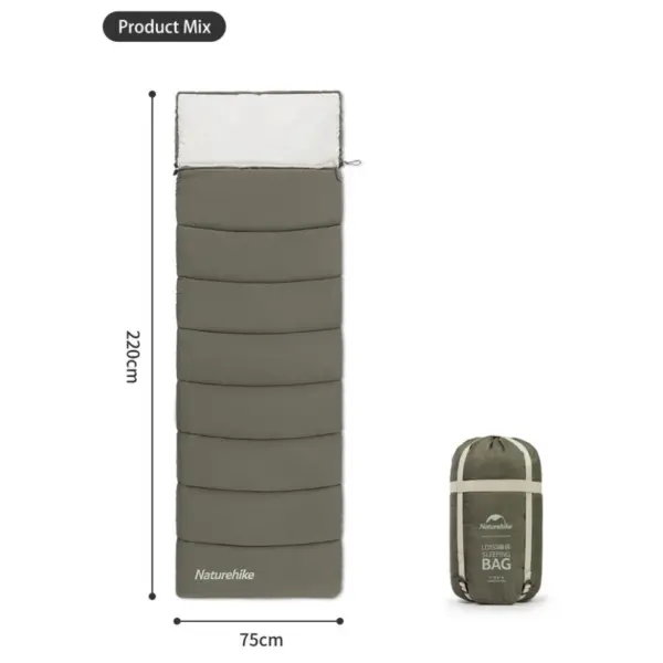 کیسه خواب نیچرهایک Naturehike LD150 Envelope Camping Sleeping Bag - CNK2300SD016 - تصویر 7