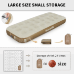 تشک بادی نیچرهایک تک نفره Naturehike C20 Single Inflatable Mattress With Air Pump - CNK2350WS018 - تصویر 3