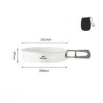 ماهیتابه نیچرهایک سرامیکی - 19 سانتی متر Naturehike Ceramic Non-Stick Frying Pan/7.5 Inch - CNK2450CF013 - تصویر 3