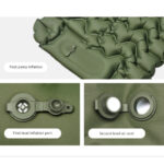 زیرانداز بادی نیچرهایک دو نفره - ضخامت 6.5 سانت - پمپ پدالی Naturehike FC01 Ultralight Double Inflatable Sleeping Pad - CNK2550WS019 - تصویر 5