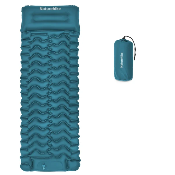 زیرانداز بادی نیچرهایک تک نفره - ضخامت 6.5 سانت - پمپ پدالی Naturehike FC01 Ultralight Single Inflatable Sleeping Pad - CNK2550WS019 - تصویر 9