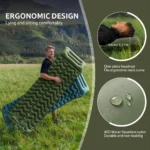 زیرانداز بادی نیچرهایک تک نفره - ضخامت 6.5 سانت - پمپ پدالی Naturehike FC01 Ultralight Single Inflatable Sleeping Pad - CNK2550WS019 - تصویر 3