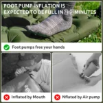 زیرانداز بادی نیچرهایک تک نفره - ضخامت 6.5 سانت - پمپ پدالی Naturehike FC01 Ultralight Single Inflatable Sleeping Pad - CNK2550WS019 - تصویر 4