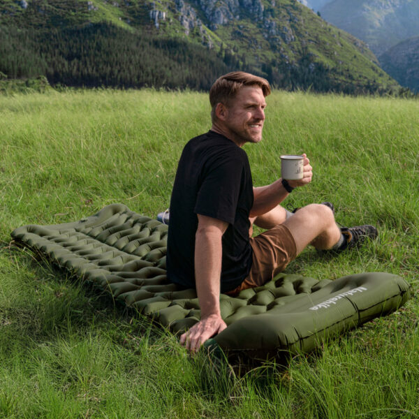 زیرانداز بادی نیچرهایک تک نفره - ضخامت 6.5 سانت - پمپ پدالی Naturehike FC01 Ultralight Single Inflatable Sleeping Pad - CNK2550WS019 - تصویر 8