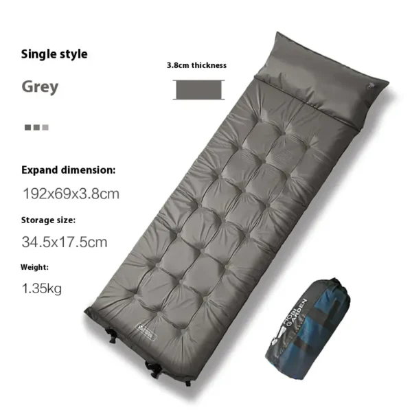 زیرانداز بادی موبی گاردن - اتومات ضخامت 3.8 سانت Mobi Garden Self Inflating Mat - MF092006 - تصویر 13