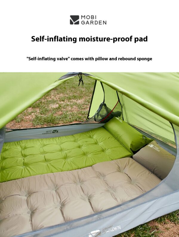 زیرانداز بادی موبی گاردن - اتومات ضخامت 3.8 سانت Mobi Garden Self Inflating Mat - MF092006 - تصویر 12