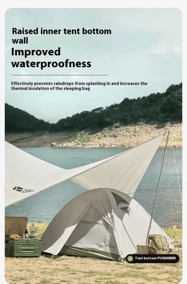 چادر موبی گاردن - 3 نفره کوهستان Mobi Garden Cold Mountain Professional Backpacking Tent - NXZQU61008 - تصویر 19