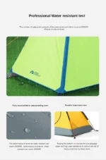 چادر موبی گاردن - 3 نفره کوهستان - گتر دار چهار فصل Mobi Garden Cold Mountain Plus Tent - NXZQU61018 - تصویر 19