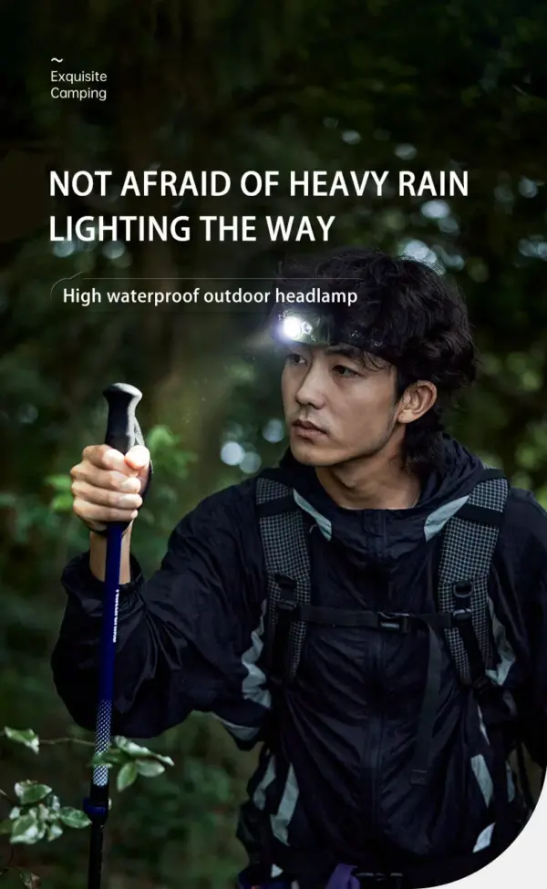 هدلامپ نیچرهایک - 300 لومن Naturehike High-strength waterproof headlamp - CNK2300DQ016 - تصویر 6