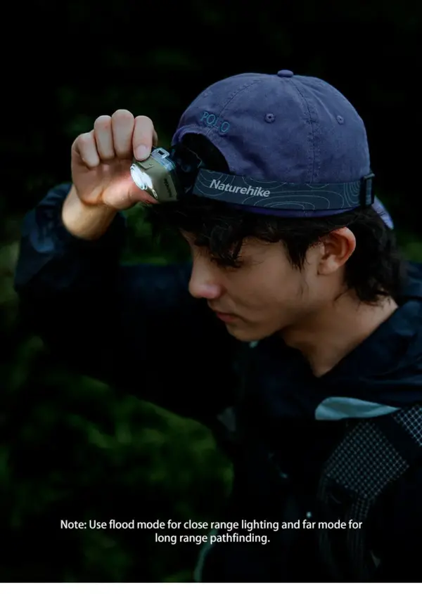 هدلامپ نیچرهایک - 300 لومن Naturehike High-strength waterproof headlamp - CNK2300DQ016 - تصویر 11