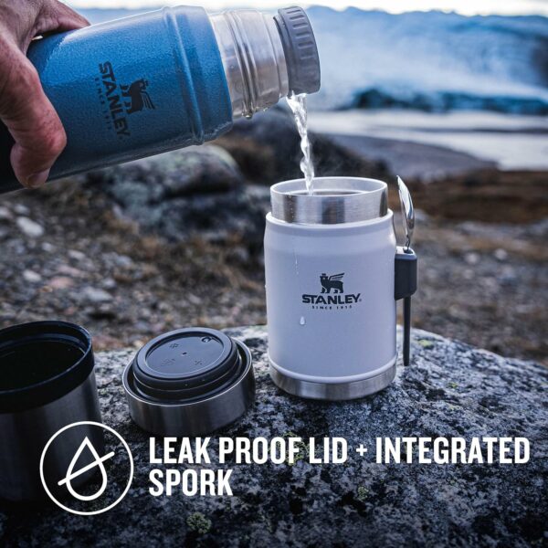 فلاسک غذا استنلی کلاسیک - لجندری به همراه قاشق‌چنگال 0.4 لیتر Stanley Classic Legendary Food Jar + Spork | 0.4L - تصویر 3