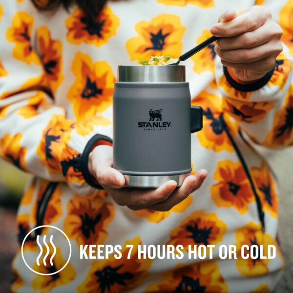 فلاسک غذا استنلی کلاسیک - لجندری به همراه قاشق‌چنگال 0.4 لیتر Stanley Classic Legendary Food Jar + Spork | 0.4L - تصویر 6