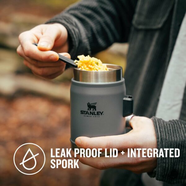فلاسک غذا استنلی کلاسیک - لجندری به همراه قاشق‌چنگال 0.4 لیتر Stanley Classic Legendary Food Jar + Spork | 0.4L - تصویر 7