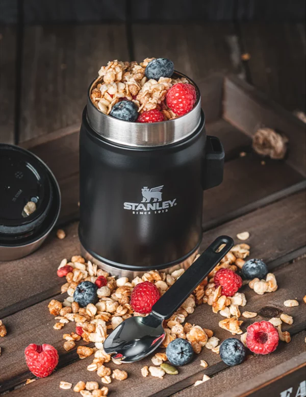 فلاسک غذا استنلی کلاسیک - لجندری به همراه قاشق‌چنگال 0.4 لیتر Stanley Classic Legendary Food Jar + Spork | 0.4L - تصویر 2