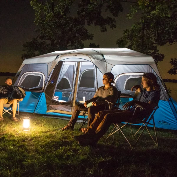 چادر اتومات کر - 12 نفره کمپینگ چراغ دار Core 12 Person Lighted Instant Cabin Tent - تصویر 2