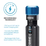 چراغ‌ قوه شارژی کر - 1500 لومن Core 1500 Lumen Rechargeable Flashlight with Auto-Brightness - تصویر 3