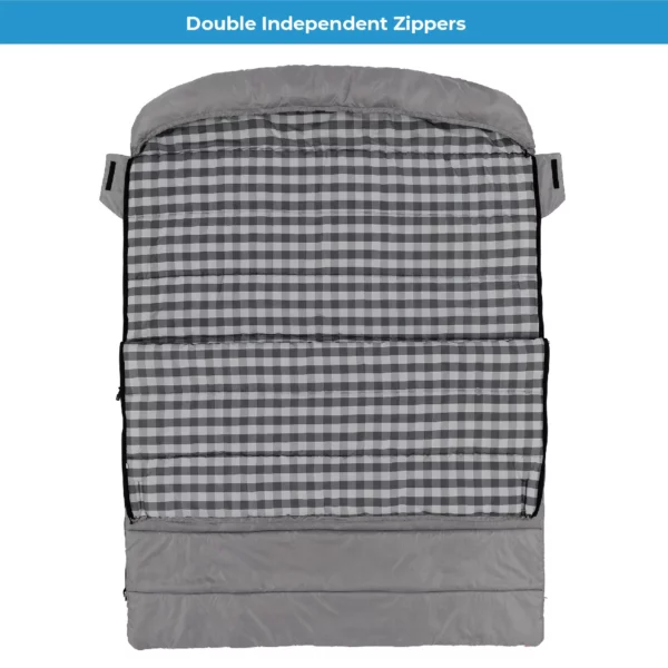 کیسه خواب دو نفره کر - دمای راحتی 4.4 درجه Core 4.4 Degree Double Cool Climate Sleeping Bag - تصویر 6