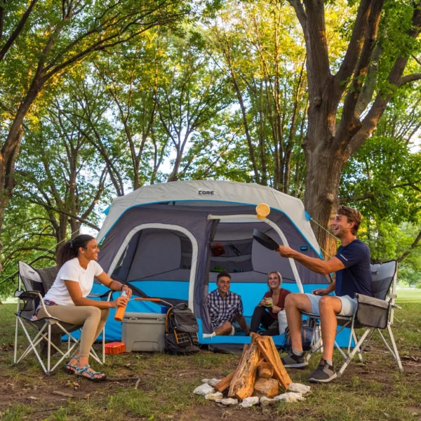 چادر اتومات کر - 6 نفره کمپینگ چراغ دار Core 6 Person Lighted Instant Cabin Tent - تصویر 10