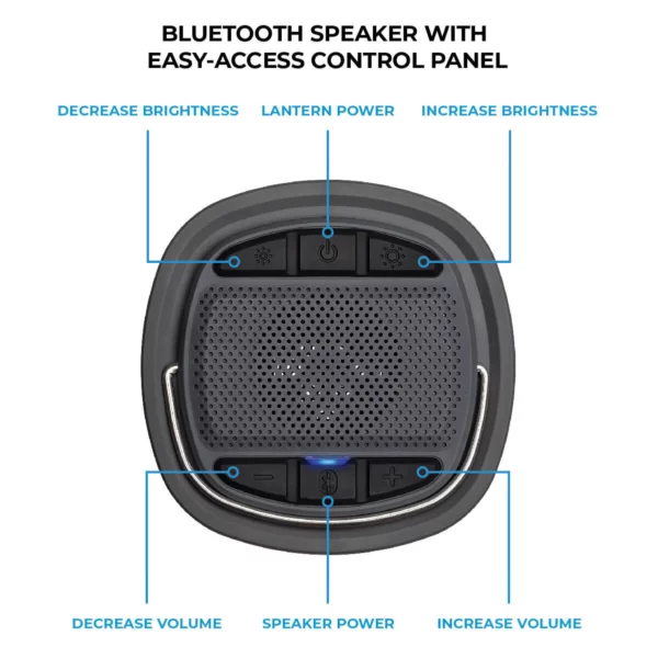 چراغ کمپینگ شارژی کر - 1250 لومن با اسپیکر بلوتوث Core 1250 Lumen Rechargeable Lantern with Bluetooth Speaker - تصویر 5