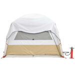 چادر بادی کچوا 8 نفره کمپینگ Quechua Inflatable camping stay - Base Air Seconds Fresh - 8 People - تصویر 9