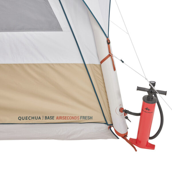 چادر بادی کچوا 8 نفره کمپینگ Quechua Inflatable camping stay - Base Air Seconds Fresh - 8 People - تصویر 10